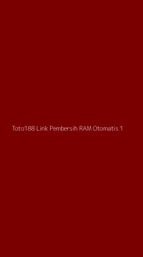 Tampilan Antarmuka Aplikasi Toto188 Link Pembersih Ram Otomatis - 1