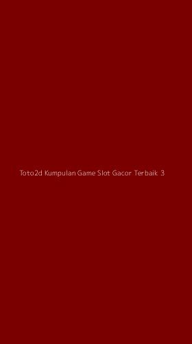 Tampilan Antarmuka Aplikasi Toto2d Kumpulan Game Slot Gacor Terbaik - 3