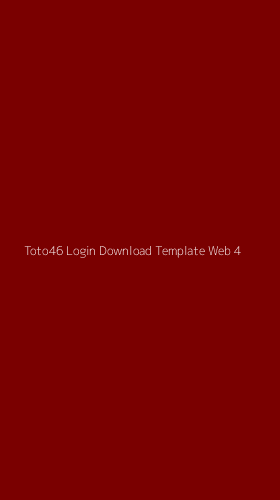 Tampilan Antarmuka Aplikasi Toto46 Login Download Template Web - 4