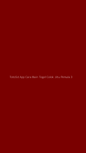 Tampilan Antarmuka Aplikasi Toto5d App Cara Main Togel Colok Jitu Pemula - 3
