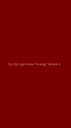 Tampilan Antarmuka Aplikasi Toto5d Login Game Strategi Terbaik - 4