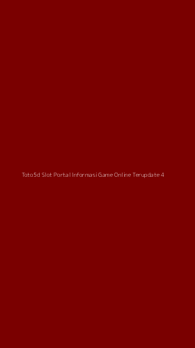 Tampilan Antarmuka Aplikasi Toto5d Slot Portal Informasi Game Online Terupdate - 4