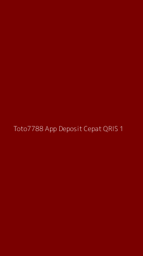 Tampilan Antarmuka Aplikasi Toto7788 App Deposit Cepat Qris - 1