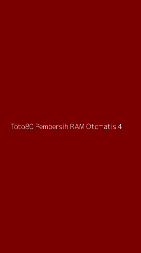 Tampilan Antarmuka Aplikasi Toto80 Pembersih Ram Otomatis - 4