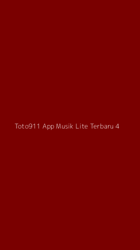 Tampilan Antarmuka Aplikasi Toto911 App Musik Lite Terbaru - 4