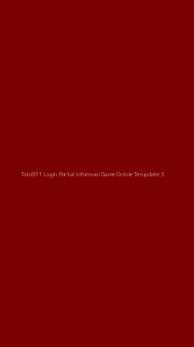 Tampilan Antarmuka Aplikasi Toto911 Login Portal Informasi Game Online Terupdate - 3
