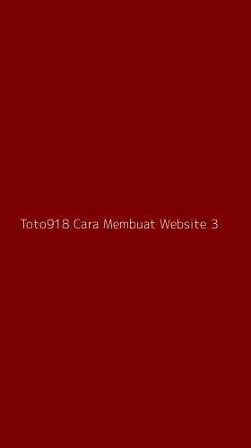 Tampilan Antarmuka Aplikasi Toto918 Cara Membuat Website - 3