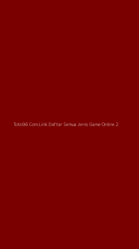 Tampilan Antarmuka Aplikasi Toto96 Com Link Daftar Semua Jenis Game Online - 2