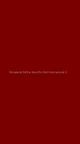 Tampilan Antarmuka Aplikasi Totoakurat Daftar Akun Pro Slot Internasional - 2