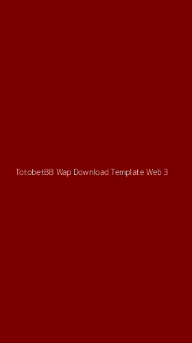 Tampilan Antarmuka Aplikasi Totobet88 Wap Download Template Web - 3
