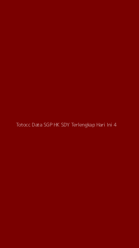 Tampilan Antarmuka Aplikasi Totocc Data Sgp Hk Sdy Terlengkap Hari Ini - 4