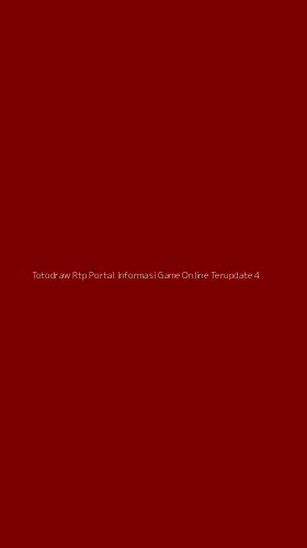 Tampilan Antarmuka Aplikasi Totodraw Rtp Portal Informasi Game Online Terupdate - 4