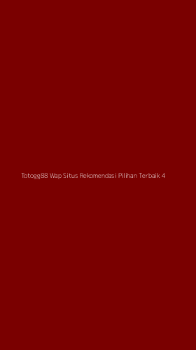 Tampilan Antarmuka Aplikasi Totogg88 Wap Situs Rekomendasi Pilihan Terbaik - 4