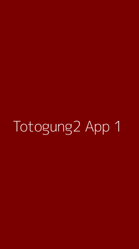 Tampilan Antarmuka Aplikasi Totogung2 App - 1