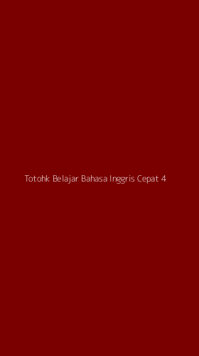 Tampilan Antarmuka Aplikasi Totohk Belajar Bahasa Inggris Cepat - 4