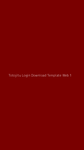 Tampilan Antarmuka Aplikasi Totojitu Login Download Template Web - 1