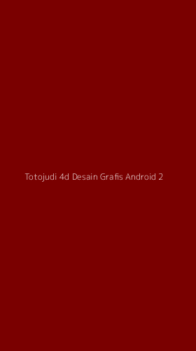 Tampilan Antarmuka Aplikasi Totojudi 4d Desain Grafis Android - 2