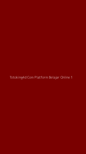 Tampilan Antarmuka Aplikasi Totoking4d Com Platform Belajar Online - 1