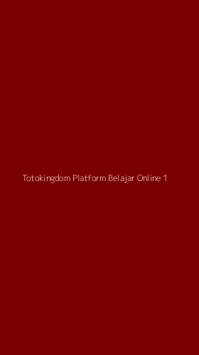 Tampilan Antarmuka Aplikasi Totokingdom Platform Belajar Online - 1