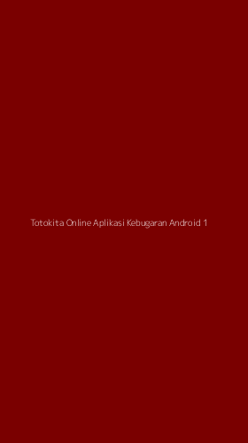 Tampilan Antarmuka Aplikasi Totokita Online Aplikasi Kebugaran Android - 1