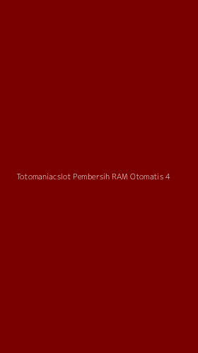Tampilan Antarmuka Aplikasi Totomaniacslot Pembersih Ram Otomatis - 4