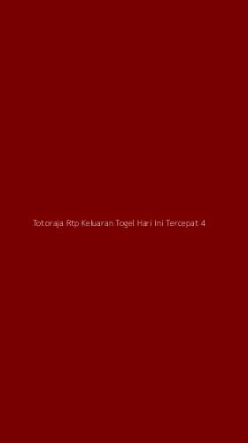 Tampilan Antarmuka Aplikasi Totoraja Rtp Keluaran Togel Hari Ini Tercepat - 4