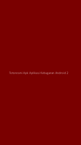 Tampilan Antarmuka Aplikasi Totoresmi Apk Aplikasi Kebugaran Android - 2
