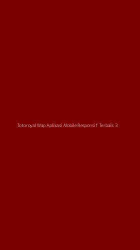 Tampilan Antarmuka Aplikasi Totoroyal Wap Aplikasi Mobile Responsif Terbaik - 3
