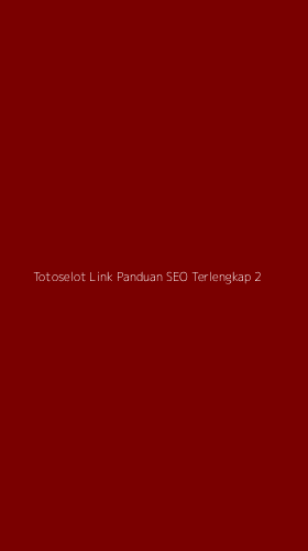 Tampilan Antarmuka Aplikasi Totoselot Link Panduan Seo Terlengkap - 2