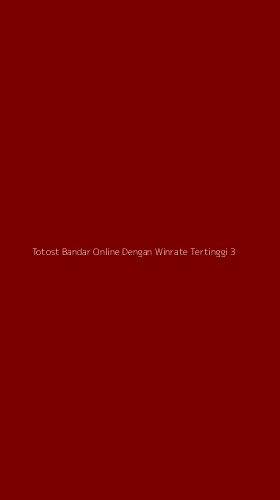 Tampilan Antarmuka Aplikasi Totost Bandar Online Dengan Winrate Tertinggi - 3