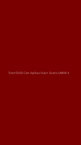 Tampilan Antarmuka Aplikasi Totot5000 Com Aplikasi Kasir Gratis Umkm - 4