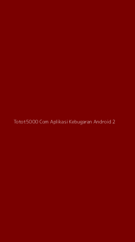 Tampilan Antarmuka Aplikasi Totot5000 Com Aplikasi Kebugaran Android - 2