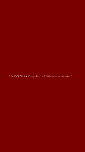 Tampilan Antarmuka Aplikasi Totot5000 Link Kumpulan Link Situs Game Populer - 4