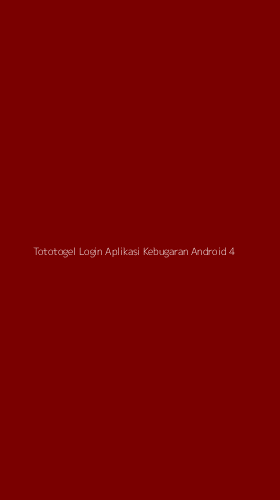 Tampilan Antarmuka Aplikasi Tototogel Login Aplikasi Kebugaran Android - 4