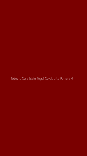 Tampilan Antarmuka Aplikasi Totovip Cara Main Togel Colok Jitu Pemula - 4