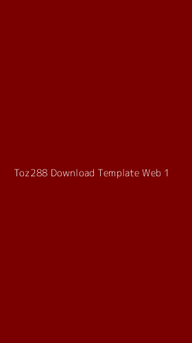 Tampilan Antarmuka Aplikasi Toz288 Download Template Web - 1