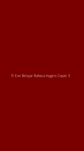 Tampilan Antarmuka Aplikasi Tr Ewi Belajar Bahasa Inggris Cepat - 3