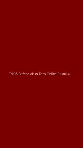 Tampilan Antarmuka Aplikasi Tri96 Daftar Akun Toto Online Resmi - 4