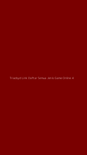 Tampilan Antarmuka Aplikasi Triadsyd Link Daftar Semua Jenis Game Online - 4