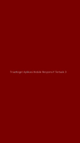 Tampilan Antarmuka Aplikasi Triadtogel Aplikasi Mobile Responsif Terbaik - 3