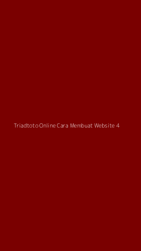Tampilan Antarmuka Aplikasi Triadtoto Online Cara Membuat Website - 4