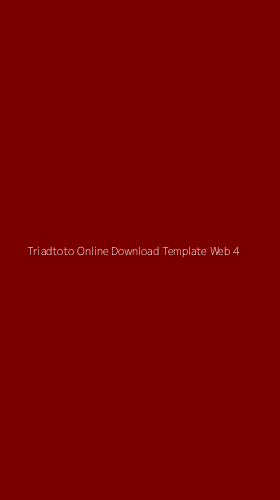 Tampilan Antarmuka Aplikasi Triadtoto Online Download Template Web - 4