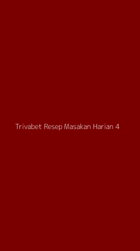 Tampilan Antarmuka Aplikasi Trivabet Resep Masakan Harian - 4