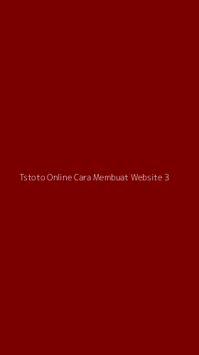 Tampilan Antarmuka Aplikasi Tstoto Online Cara Membuat Website - 3