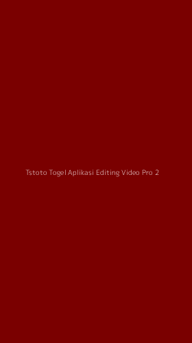 Tampilan Antarmuka Aplikasi Tstoto Togel Aplikasi Editing Video Pro - 2