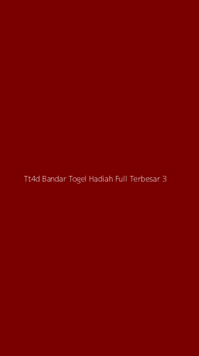 Tampilan Antarmuka Aplikasi Tt4d Bandar Togel Hadiah Full Terbesar - 3
