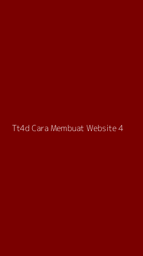 Tampilan Antarmuka Aplikasi Tt4d Cara Membuat Website - 4