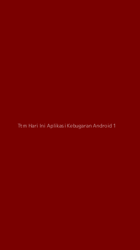 Tampilan Antarmuka Aplikasi Ttm Hari Ini Aplikasi Kebugaran Android - 1