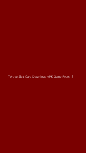 Tampilan Antarmuka Aplikasi Tttoto Slot Cara Download Apk Game Resmi - 3