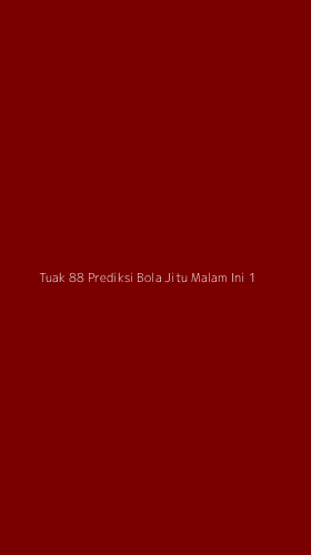 Tampilan Antarmuka Aplikasi Tuak 88 Prediksi Bola Jitu Malam Ini - 1